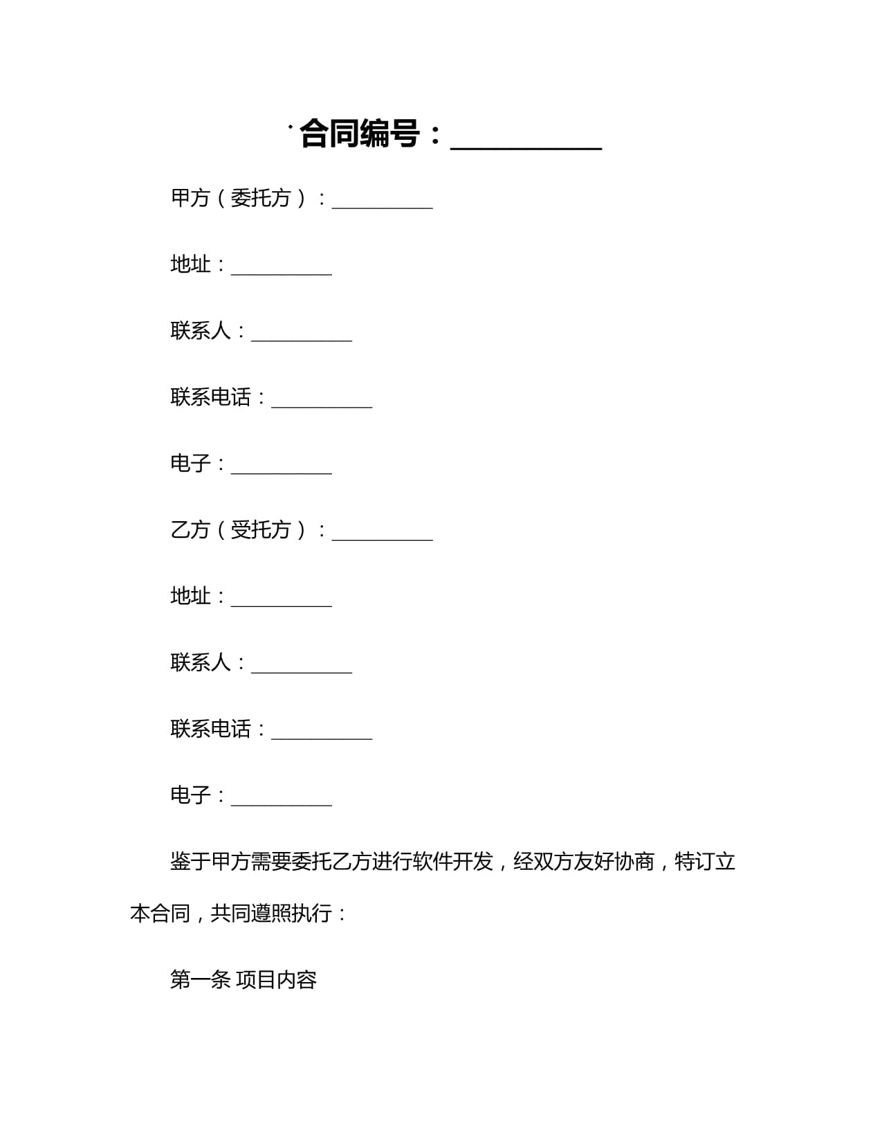2024個(gè)人軟件開發(fā)外包合同